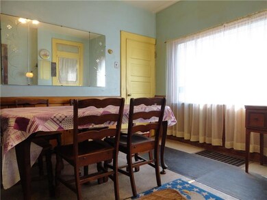 The dining room is HUGE and also full of natural l