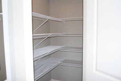 A large corner pantry to fill with all your favori