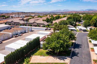 Aerial looking west