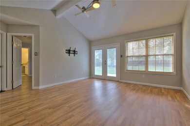 Living Room with Cathedral Ceiling and Plenty of N