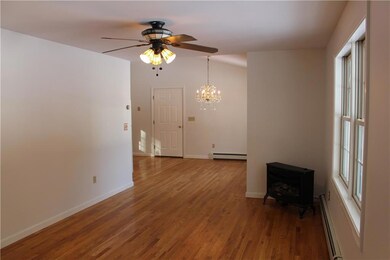 Living room with gas fireplace