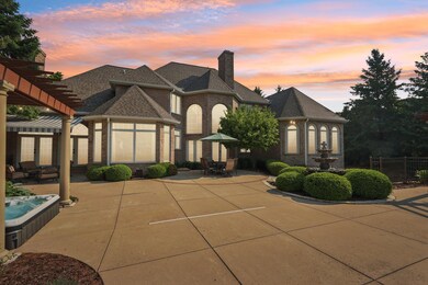 Twilight Photo rear elevation