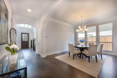 Beautiful archways throughout the home, custom win