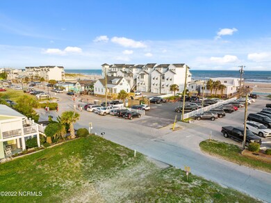 Aerial view of shops near property