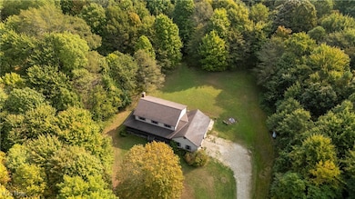 Aerial view of property and surrounding area