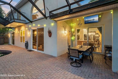 Covered patio area