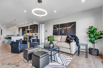 Open concept kitchen/living. Similar model, differ