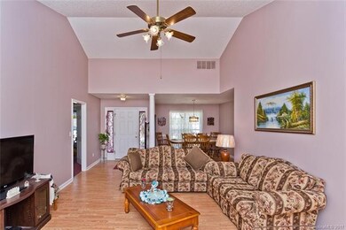 Front entry into open living area.