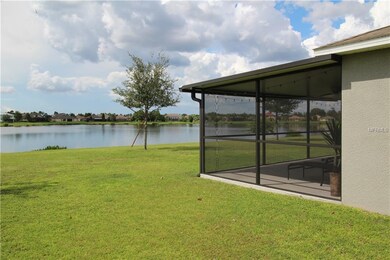 A very spacious, screened-in lanai to watch the su