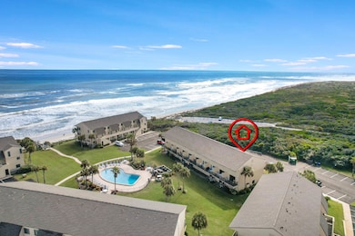 Aerial photo of the building