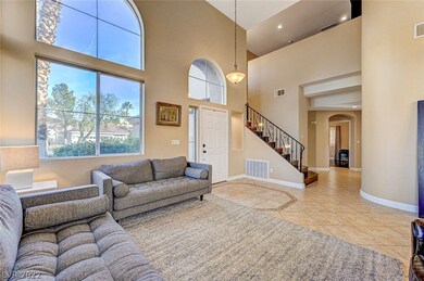 Soaring Ceilings at the Entry & formal living area
