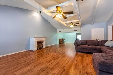 Dining room is through living room