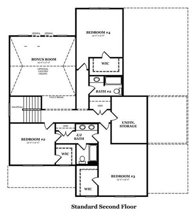 Second Floor Plan. 