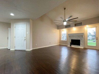 Immediately enter into a large open living area wi