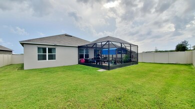 Large fenced rear yard