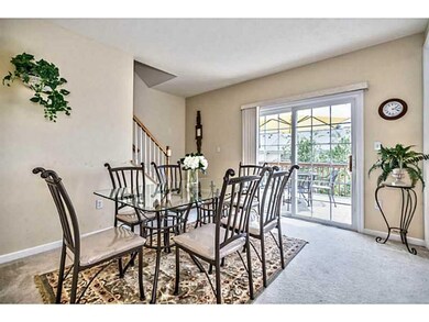Dining Room. The dining room has access to the dec