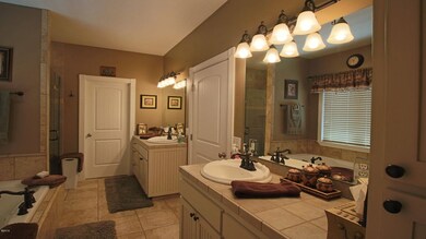 Warm Master Bathroom