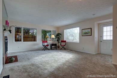 Wells Place Living room and back door