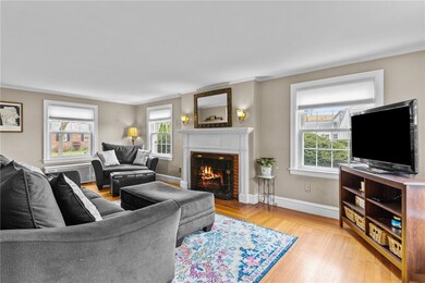 Wood-burning fireplace