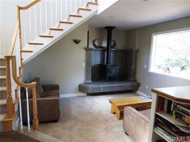 Family Room located off the kitchen with real wood