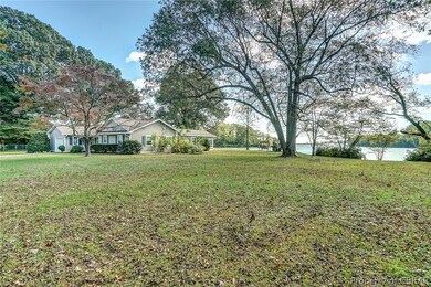 Adjacent waterfront lot next door looking towards
