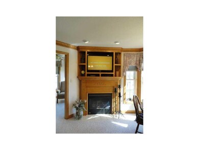 Fireplace.