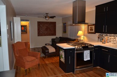 Open concept and hardwood floors