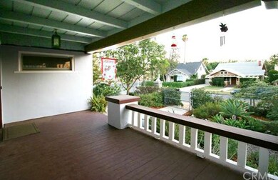 Amazing front porch overlooking the charming front