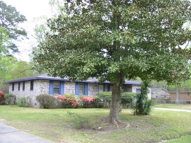 Mature landscaping