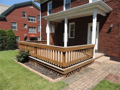 Partial covered trex deck for picnics or relaxing 