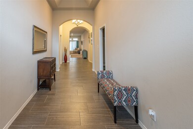 Front door entry view