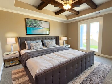 The Portico A's primary suite offers a luxurious r