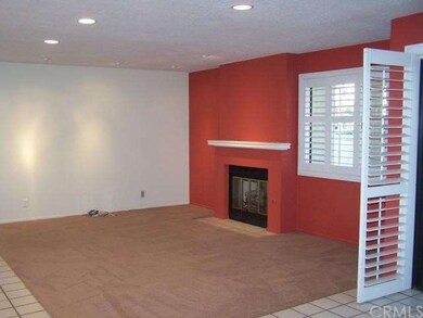 Living room with fireplace