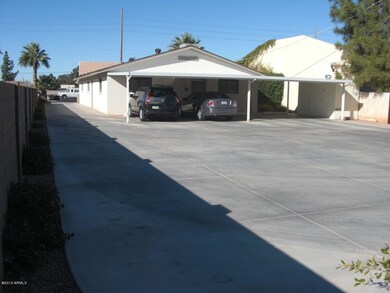 Rear paved parking