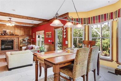 Bright & Sunny Eat-In/Breakfast space.  Tile floor