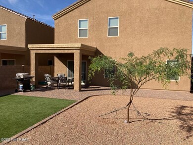 Beautiful landscaped yard