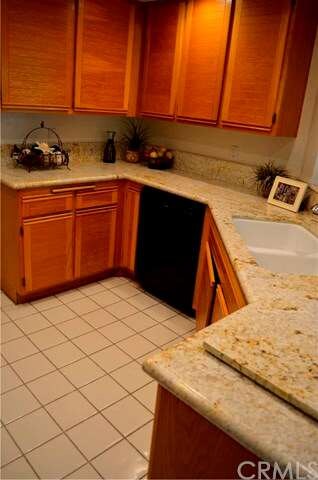Nice size kitchen with recessed lighting!