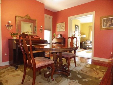 Open floor plan from living room to dining room - 