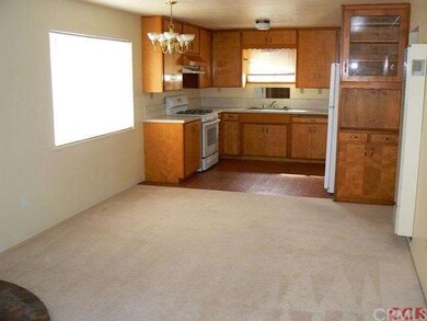 Living room and kitchen