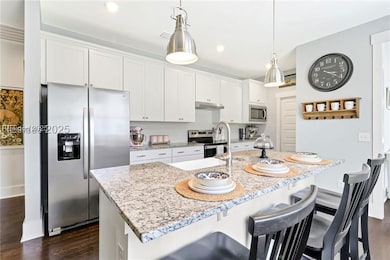 Kitchen with SS appliances
