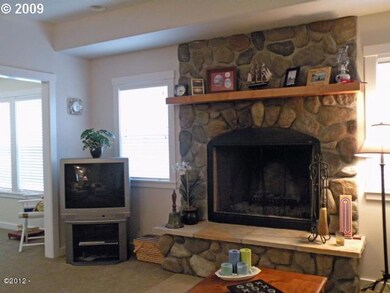 Wood Burning Fireplace in Living Room
