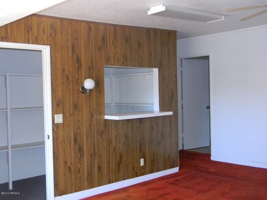 family room with storage
