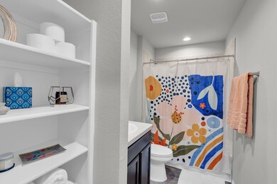 Full bathroom located at the front of the home, ne