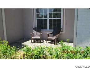 sunny seating area