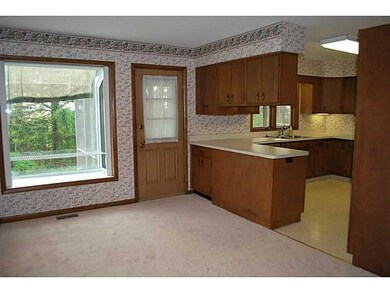 Kitchen. Dining room looking to kitchen.