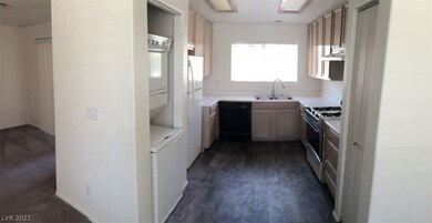 New vinyl flooring in Kitchen