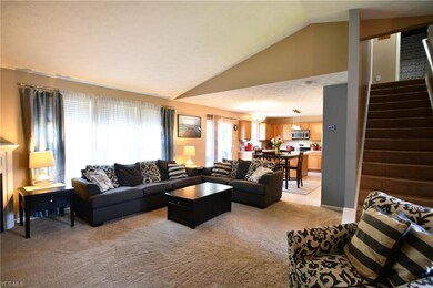 open concept to dining and kitchen