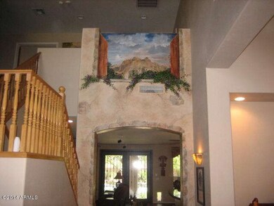 Murial and staircase