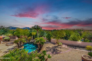 Sunset Over the Pool