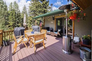 Deck directly off of kitchen and dining room